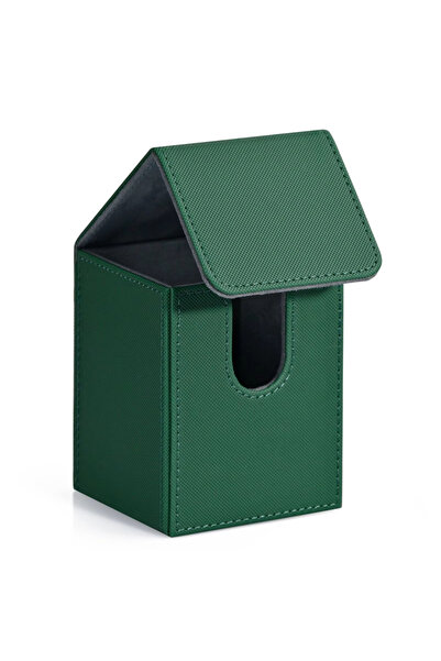 Choice10 Green Card Deck Box,Card Storage Box holds 100+ Single Sleeved Cards...