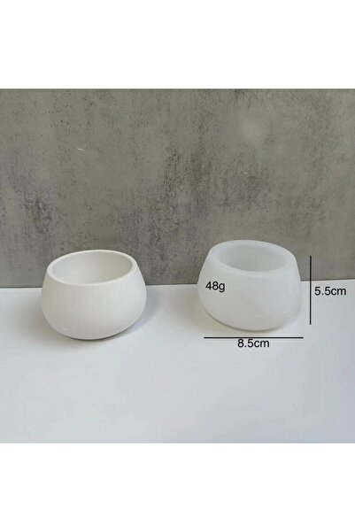 choice2 قالب جرة شموع، قطعة واحدة، قالب سيليكون على شكل صدفة زهور - صندوق تخز...