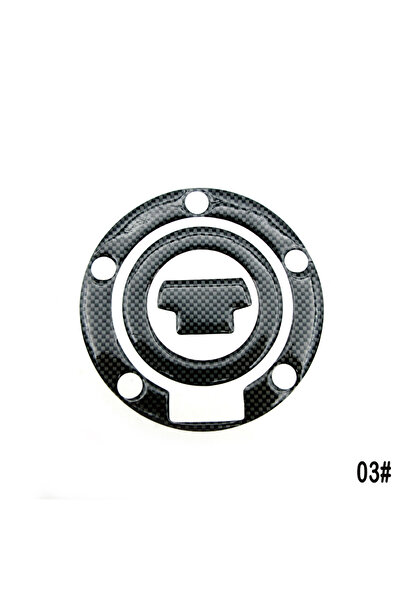 choice2 03 Carbon Fiber Fuel Gas Oil Cap Tank Pad Tankpad Protector Sticker F...