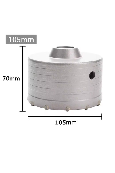 Choice9 105mm 1Pc 30-150mm Drilling crown for Concrete Wall Hole Saw SDS PLUS...