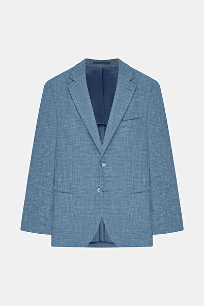 W Collection Blue Relax Fit Jacket