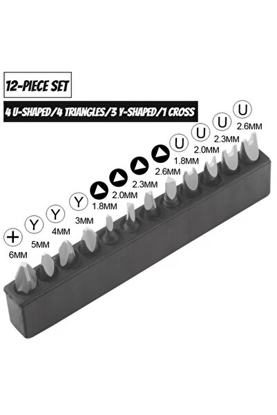choice2 CRV 10Pc set C S2/CRV Screwdriver Bit Set 25mm Plum blossom Hex sket ...
