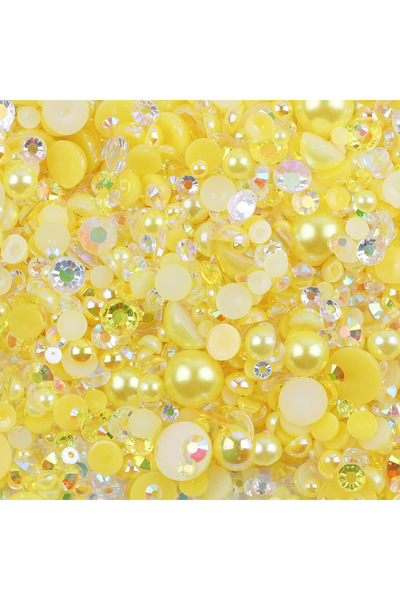 Choice6 مزيج عشوائي 10 غرام 63 10 غرام أحجام متنوعة جيلي راتنج مسطح أحجار الر...