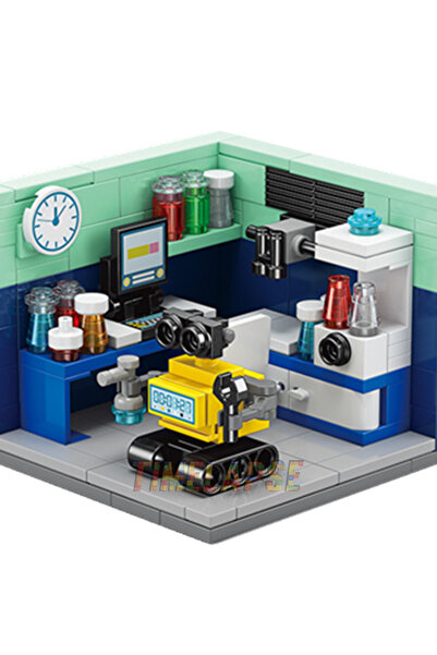 Choice10 مجموعة بناء منازل ومتاجر معمارية بدون صندوق، 166 قطعة، تصميم معماري،...