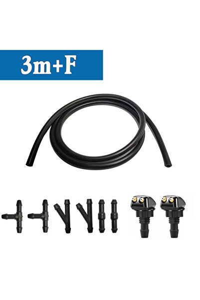 Choice4 فوهة رش سائل غسيل الزجاج الأمامي للسيارة A004، بفتحتين، بخاخ مائي لغس...