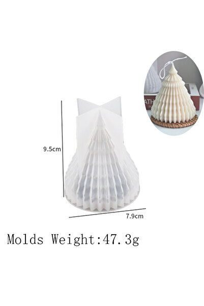 Choice9 قالب سيليكون صغير لشمعة شجرة عيد الميلاد (02) - لصنع الشموع المعطرة و...