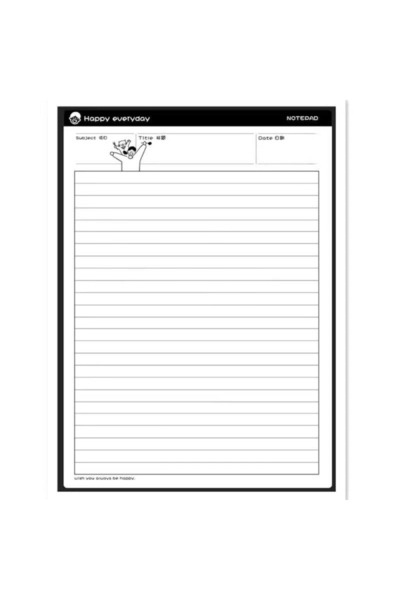 Choice1 Line 1PC B5 Sticky Note Paper Simple and Tear off Paper Learning Supp...