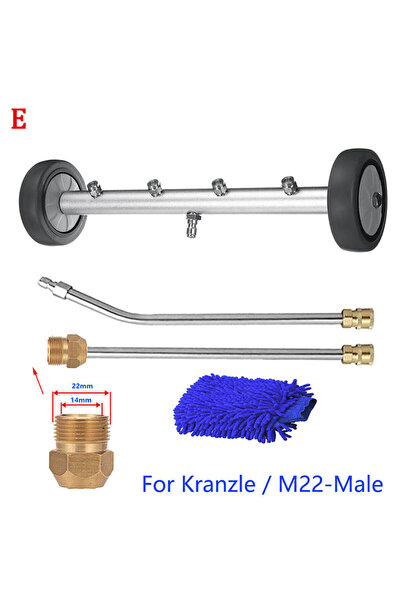 Choice1 منظف ​​الهيكل السفلي Kranzle M22-E، مكنسة مائية، غسيل هيكل السيارة، م...