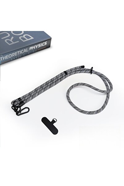 Choice5 حبل هاتف قابل للتعديل والفصل، مصنوع من بوليستر /النايلون بنقشة جلد ال...