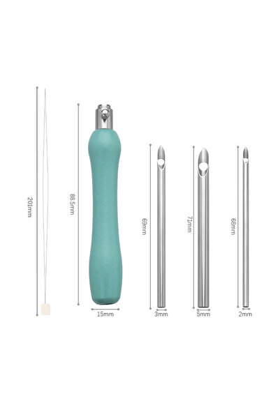 Choice7 مجموعة من 10 أقلام تطريز معدنية مع إبر تطريز سحرية وأدوات نسيج لأعمال...