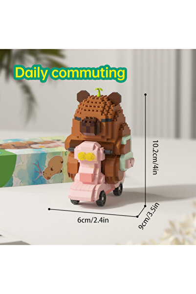 Choice1 مجموعة مكعبات بناء "كابيبارا" للتنقل اليومي - نموذج خنزير غينيا مائي ...