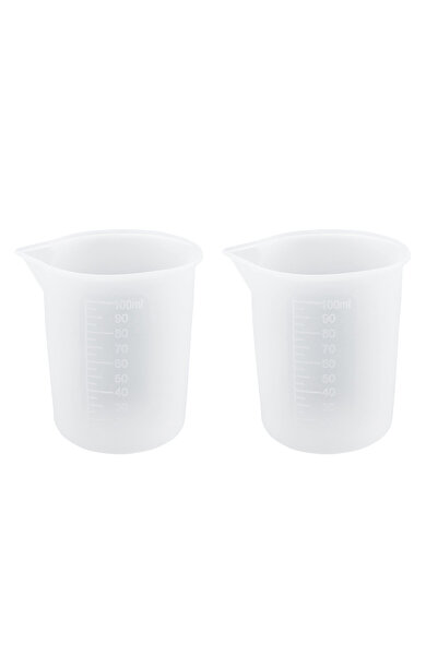 choice2 100ML 2PCS Mixing Resin Tool Kit Reusable Silicone Popsicle Scaled Si...