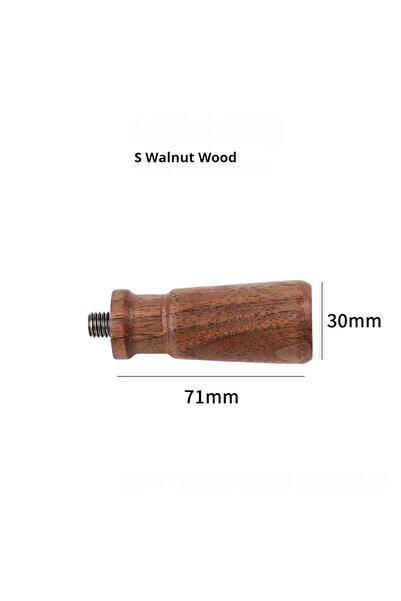 Choice21 S walnut wood M10 Portafilter Handle Solid Wooden Handle For Espress...