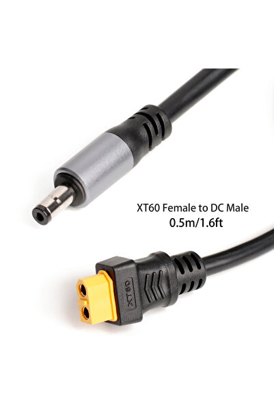 Choice1 0.5M XT60 Female/Male Connector To DC5521 Male Adapter Power Cable 16...