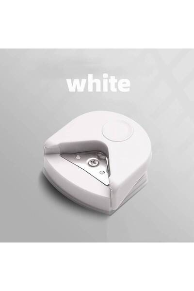 Choice3 قاطع ورق أبيض R4 ذو زوايا مستديرة، أداة لقص ثقوب الورق، أداة ثقب بزاو...