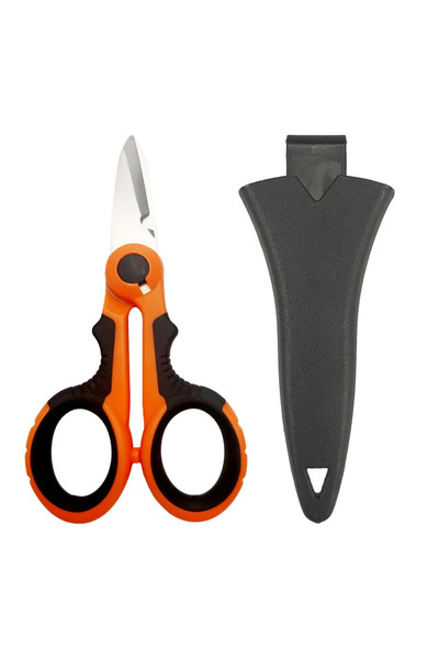 Choice1 مجموعة مقص كهربائي احترافي برتقالي اللون مصنوع من الفولاذ عالي الكربو...