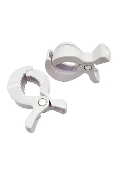 Choice24 مشبك عربة أطفال أبيض، قطعتان أو 2/4 قطع، مشبك تمساح، وتد عربة أطفال،...