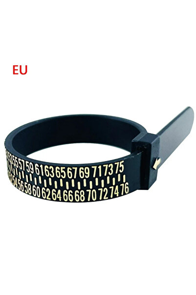 Choice9 مقياس خواتم أسود أوروبي، مقاس خواتم أمريكي/بريطاني/أوروبي/هونغ كونغ/ي...