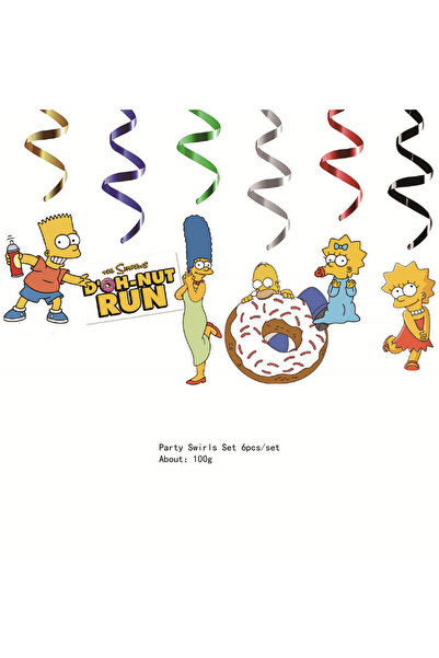 Choice Swivel 6Pcs Simps Party Supplies Decorati Kids Birthday Disposable Tab...