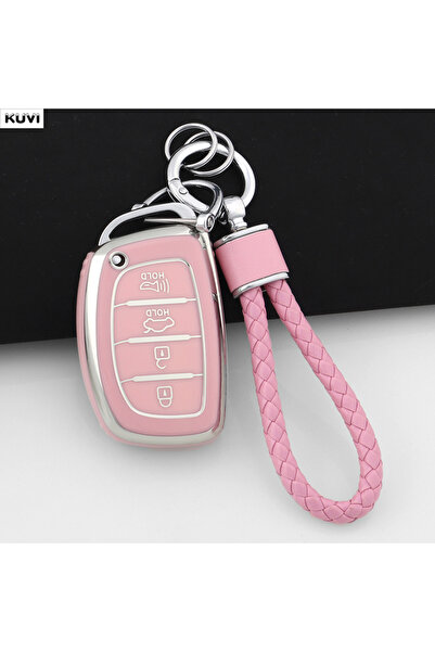 Choice3 4 BTN Pink Set 3 4 Button TPU Car Smart Key Case Cover Shell Fob For ...