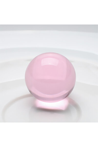 Choice6 pink 30mm Crystal Glass Ball Lens Fengshui Decorations Transparent Be...