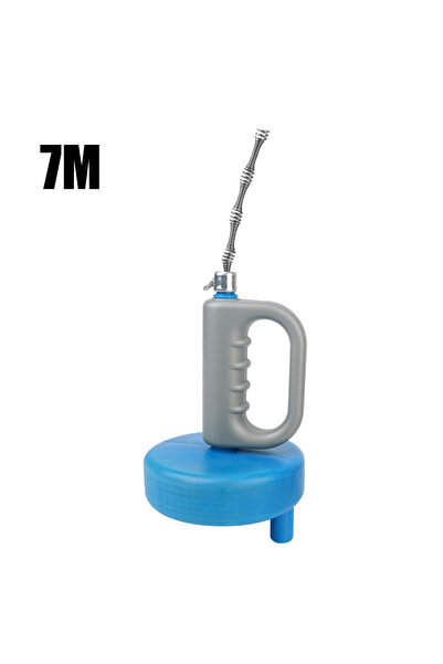 Choice1 أداة تسليك المجاري والصرف الصحي بطول 7 أمتار، قابلة للتمديد، يدوية، ب...
