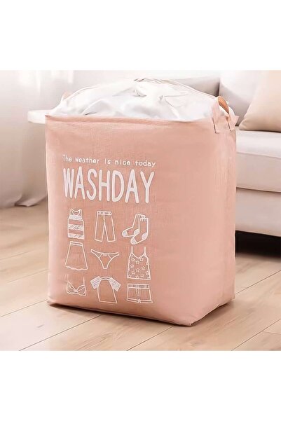 Thirty Three Design Foldable storage basket, with white protective bag, texti...