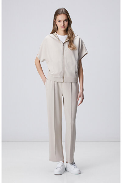 Network Taş Beli Lastikli Nervürlü Boru Paça Eşofman Altı