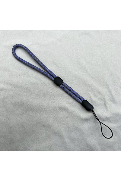 Choice3 حبل هاتف عاكس قابل للتعديل بلون بنفسجي فاتح، مزود بحزام معصم، وحامل ب...