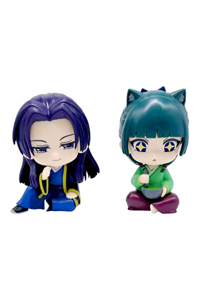 Choice1 بانداي A-2PCS جديد 12 سم مجسم ماوماو من سلسلة مذكرات الصيدلي، مجسم أن...