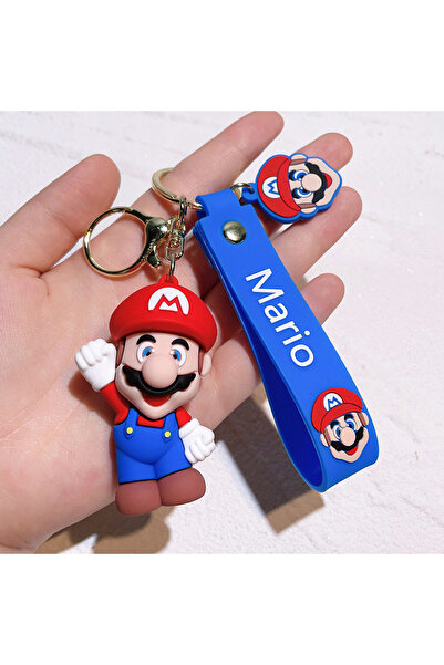 Choice19 بانداي 11 27 نمط سلسلة مفاتيح سوبر ماريو بروس مجسم شخصية كرتونية لطي...