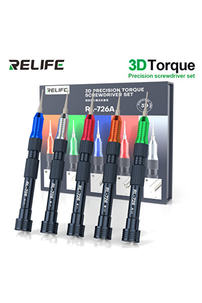 Choice5 مجموعة كاملة من مفك براغي RELIFE RL-726 ثلاثي الأبعاد عالي الدقة مع ص...