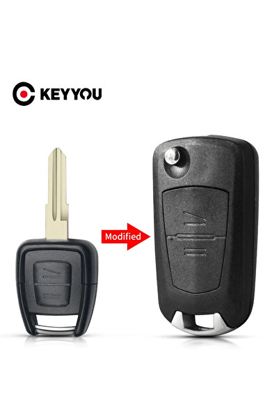 Choice3 غطاء مفتاح السيارة YM-28 Blade KEYYOU 2 Butt Modified Flip Remote Key...
