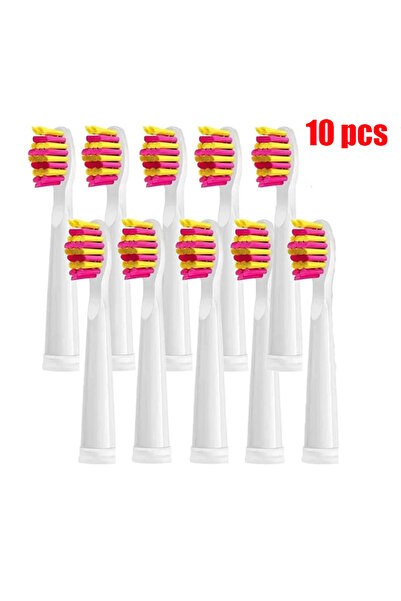 Choice4 10 pcs pink Replacement Brush Heads For Seago For Fairywill FW-507/50...
