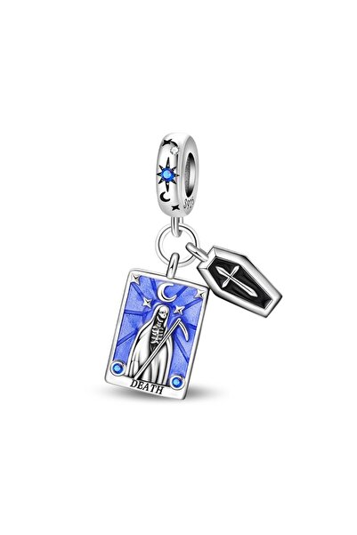 Choice22 PAC1821 Lovers Charms 925 Silver Star Moon Sun Magic Tarot Cards Pen...