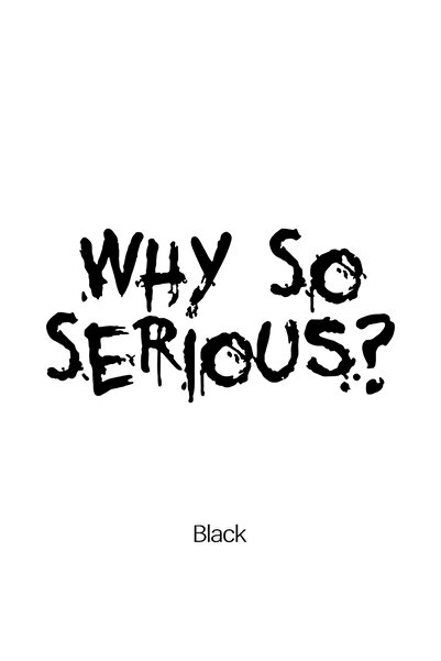 choice2 13X6.5CM black 1PC Why So Serious Joker Waterproof Stickers Motorcycl...