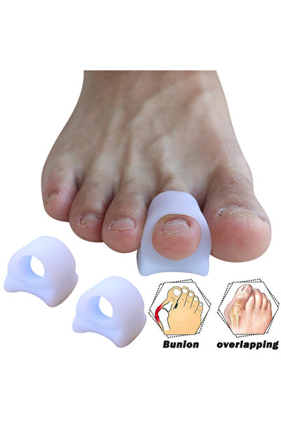 Choice8 2Pcs-White Pexmen 2/4Pcs Hammertoe Corrector Toe Splints Realign Bent...