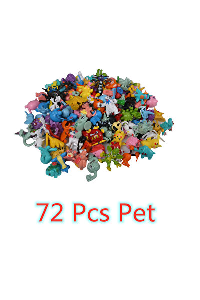 Choice4 72 قطعة بدون صندوق، شخصيات أنمي بوكيمون، 144 نمط، ألعاب، مجسم بيكاتشو...