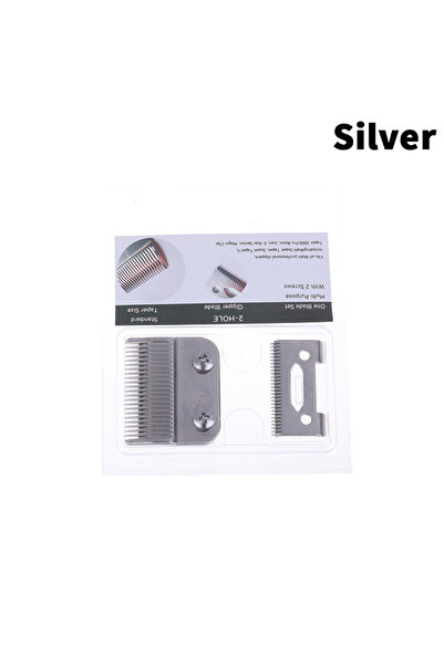 Choice1 شفرة بديلة احترافية فضية اللون، ذات فتحتين، متوافقة مع ماكينة قص الشع...