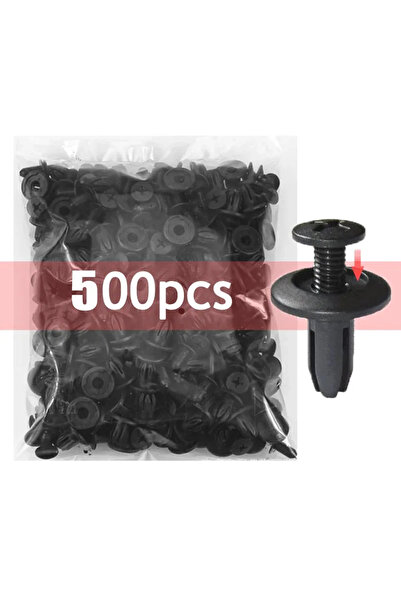 Choice1 500 قطعة من مسامير تثبيت بلاستيكية لألواح تزيين أبواب السيارات، بفتحة...