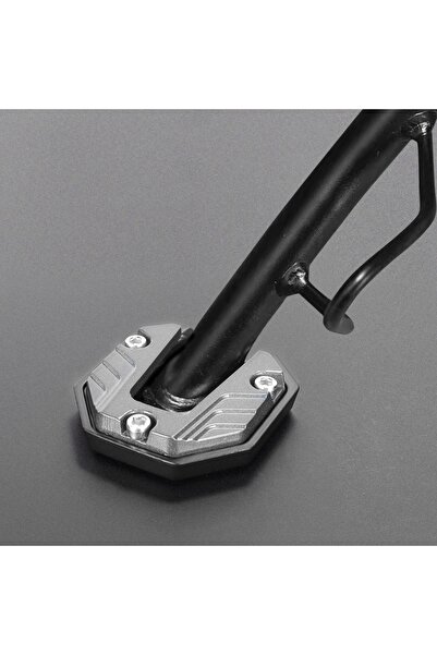 Choice1 لوحة دعم مسند جانبي للدراجات النارية بلون التيتانيوم