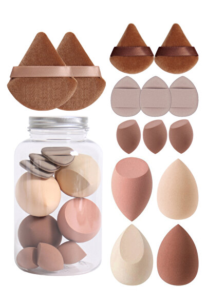 Choice5 مجموعة إسفنجات تجميلية مكونة من 14 قطعة، إسفنجة تجميلية للأصابع، كريم...