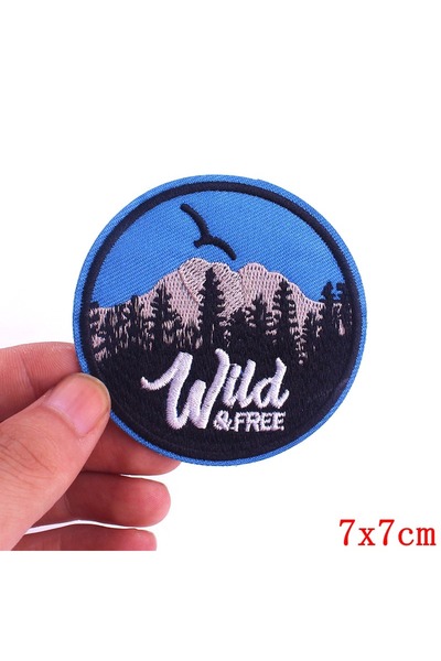 Choice32 رقعة مطرّز PE5240CT للتخييم في الهواء الطلق والطبيعة، قابلة للكي، تُ...