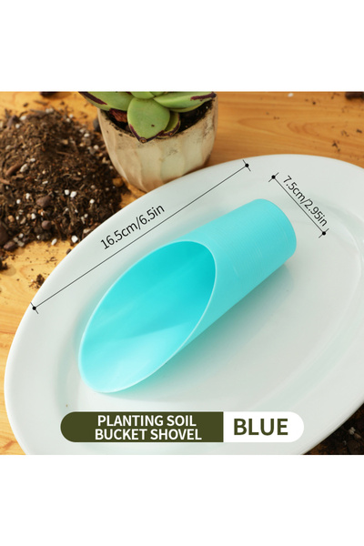 Choice3 BLUE Flower and vegetable planting soil loosening shovel, plastic Pho...