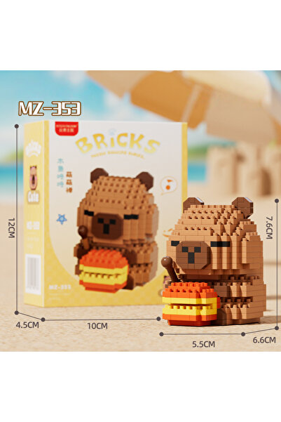 Choice9 لا صندوق MZ-353 دمية لطيفة كابي كابيبارا بالا الإبداعية بناء blks كاب...