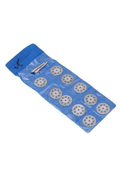 Choice3 B 10 قطع أقراص قطع دوارة صغيرة حادة مع ثقب ماسي، أدوات وملحقات DIY F.