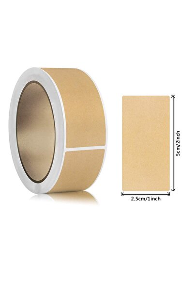 choice2 260 قطعة - 2.5 × 5 سم، 260-800 قطعة، لفائف ملصقات ورق كرافت ذاتية الل...