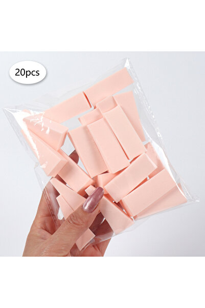 Choice16 20 قطعة (20-40-60-80-100 قطعة/مجموعة) إسفنجة مكياج للاستخدام الجاف و...