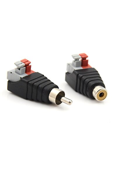 Choice 2PCS male and female 2/6/10PCS AV Plug RCA Lotus Head Press Terminal M...