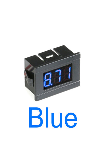 Choice1 0.36in Blue 0.36in DC4.5V-30V Car Boat Motorcycle Digital Voltmeter L...